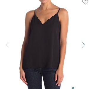 Scalloped V-Neck Camisole